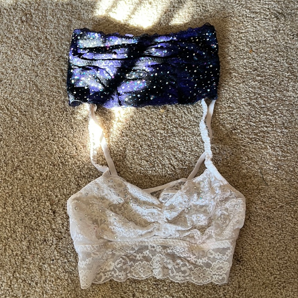 Two Victoria’s Secret bralettes (price includes both)